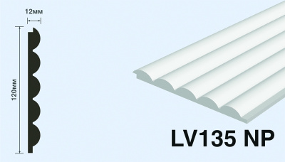 Панель LV135 NP HI WOOD 120 мм х 12,0мм х 2,7м/16шт